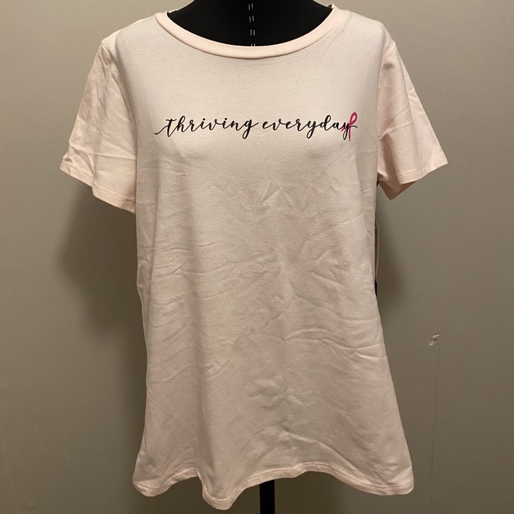 Dress Barn Pink Short Sleeve Tee